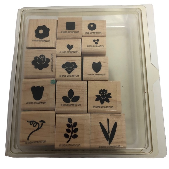 Stampin’ Up! Petite Posies Stamp Set Rubber & Wood - Picture 7 of 7